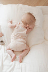 Body canottiera spalline sottili logo fiore Bamboom