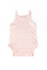 Body canottiera spalline sottili logo fiore Bamboom