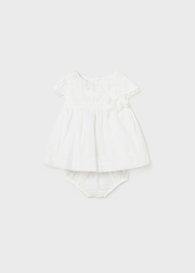 Abito chiffon bianco New  Born