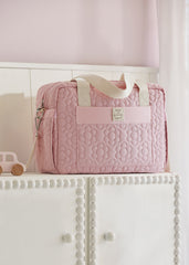 Borsa passeggino trapuntata con accessori