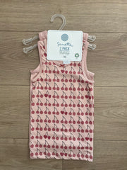 Pack canotte bambina in cotone organico