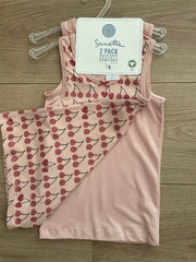 Pack canotte bambina in cotone organico