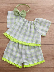 Completo bambina con nappine