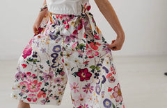 Completo bambina floreale