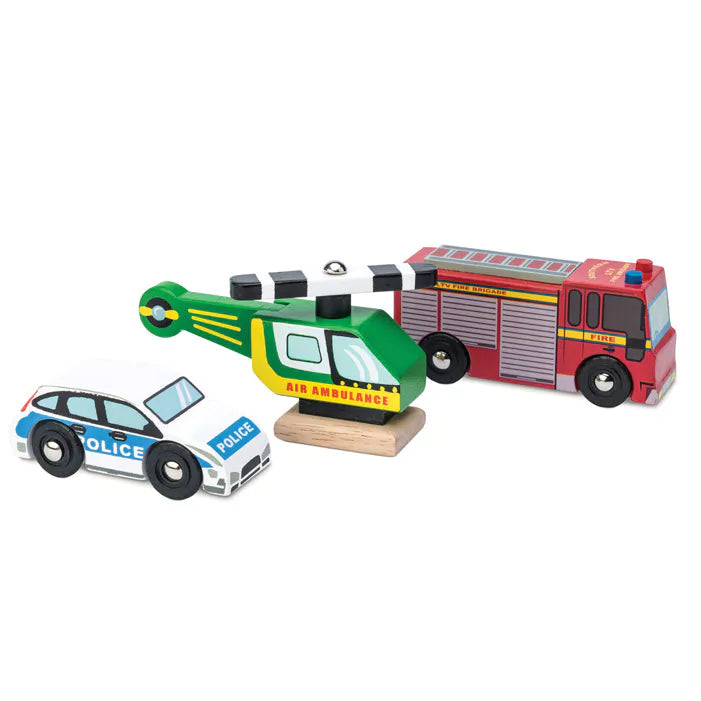 Set veicoli per le emergenze - Le Toy Van