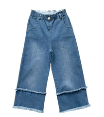 Jeans in denim blu