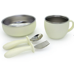Set pappa acciaio e silicone Mizu