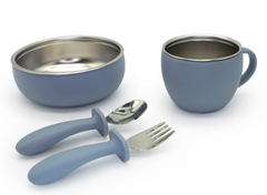 Set pappa acciaio e silicone Mizu
