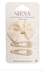 Set di tre mollette bambina - tanti colori disponibili