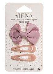 Set di tre mollette bambina - tanti colori disponibili