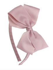 Cerchietto con fiocco gros grain - tanti colori disponibili