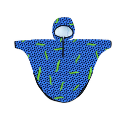 Mantella impermeabile con zip frontale