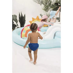 Set costume mutandina contenitiva e cappellino estivo UPF 50+