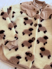 Mymiky_ Cappotto sartoriale in lana pecorelle unisex con collo removibile