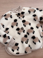 Mymiky_ Cappotto sartoriale in lana pecorelle unisex con collo removibile
