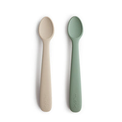 Set due cucchiai in silicone Mushie