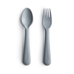 Set posate forchetta e cucchiaio di Mushie