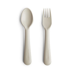 Set posate forchetta e cucchiaio di Mushie