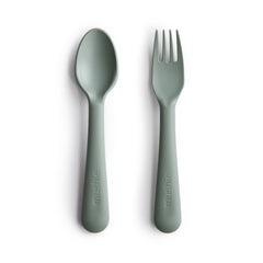 Set posate forchetta e cucchiaio di Mushie