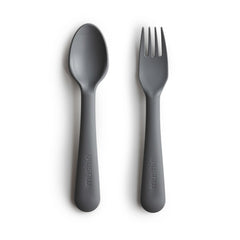 Set posate forchetta e cucchiaio di Mushie