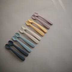 Set due cucchiai in silicone Mushie