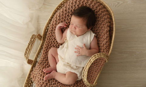 Completo canotta kimono e culotte in cotone organico