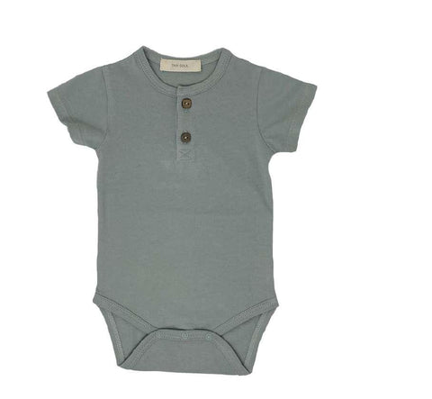 Body verde in cotone organico