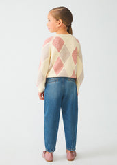 Jeans slouchy bambina