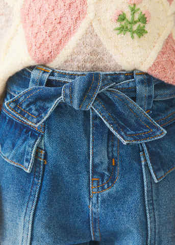 Jeans slouchy bambina