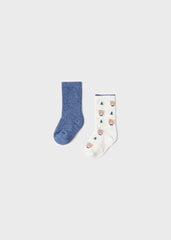 Pack 2 calzini eleganti neonato