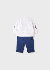 Completo pantalone lungo e felpa bambino