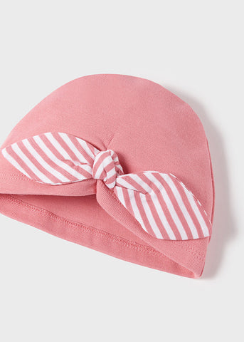 Tutina a righe con cappello neonata