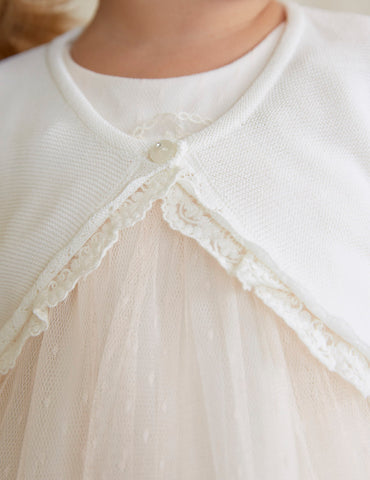 Bolerino in maglia bambina