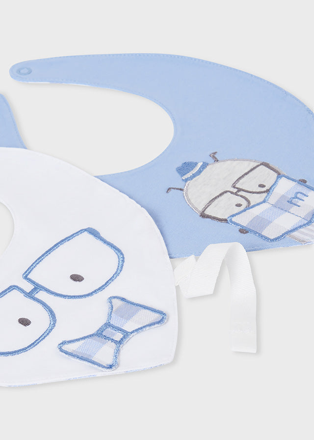 Bavaglini cotone robot