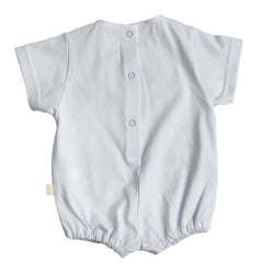 Pagliaccetto neonato con colletto e tasche