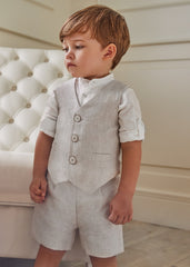 Gilet Lino Bimbo