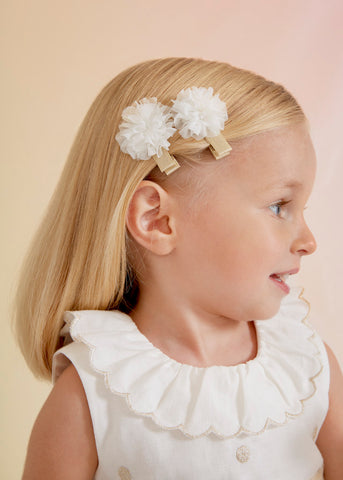 Fermaglio chiffon neonata