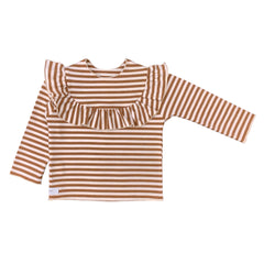 Maglia millerighe con volant