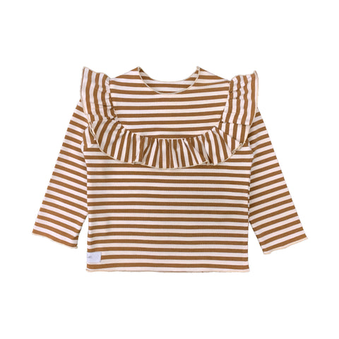 Maglia millerighe con volant