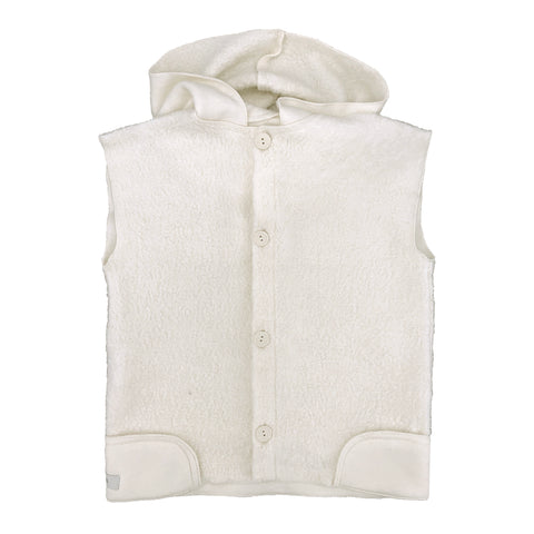 Gilet Street agnellino panna