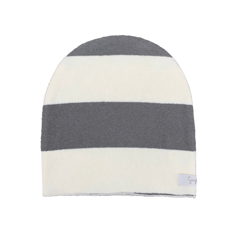 Cappello Basic maxi riga grigia
