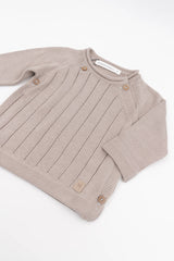 Maglia incrociata trattini con pantaloncini - Linea Knitted Bamboom