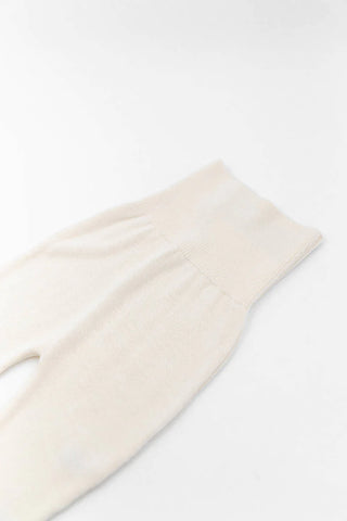 Maglia apertura dietro a costine con pantaloncini - Linea Knitted Bamboom