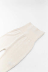 Maglia apertura dietro a costine con pantaloncini - Linea Knitted Bamboom