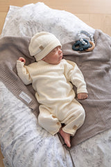 Tutina con apertura dietro- Linea Knitted Bamboom