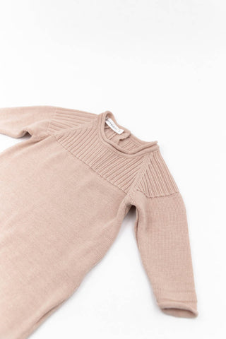 Tutina con apertura dietro- Linea Knitted Bamboom