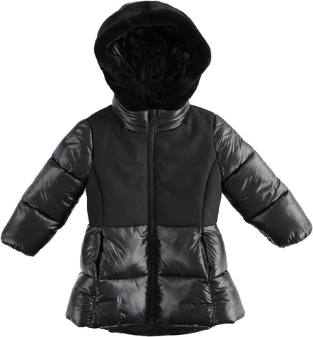 Giubbotto bambina con cappuccio