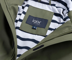Impermeabile con fodera in cotone