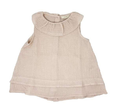 Completo Canotta e pantaloncini rosa in cotone organico