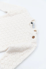 Maglia lana rombi aperti Bamboom